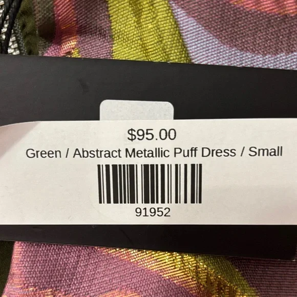 THML Pink and Green Swirl Mini Dress - Picture 3 of 3